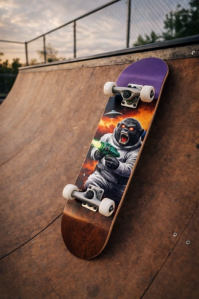 Скейтборд TEAM FURY POM POM SkateSpirit Скейтборд TEAM FURY POM POM SkateSpirit